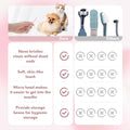2 Pcs Dual-Sided Cat Toothbrush with Micro Brush Head, Ultra Soft Nano Bristles Pet Toothbrush Kit, Kitten/Puppy Toothbr