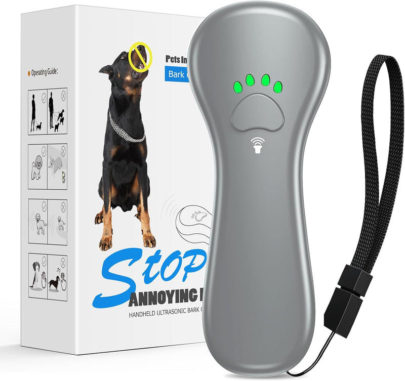 Anti Barking Device Dog Barking Control Devices Rechargeable Ultrasonic Dog Bark Deterrent up to 16.4 Ft Effective Contr