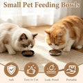 600 Pack Disposable Pet Feeding Bowls, Plastic Small Feeding Dish