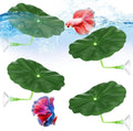 4PCS Betta Fish Leaf Hammock, Betta Fish Bed Leaf Hammock, Soft Aquarium Decor Plastic Plants, Betta-Fish Tank Decoratio