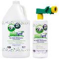 BioTurf BioS+ Kit Turf Cleaner for Pet Urine Outdoor – Artificial Turf Cleaner Concentrate Yard Deodorizer for Dog Urine & Feces – Enzyme Kennel Odor Eliminator 1 Gallon, 32oz with Hose Attachment