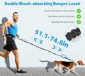 VavoPaw Hands Free Dog Leash with Pouch,Waist Leash, Dog Walking,25-120 lbs