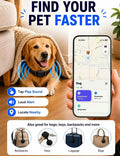 GPS Dog Tracker Collar Pet Finder Tag - No Subscription Real-Time Tracking