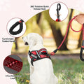 Service Dog Vest Harness and Leash Set, Animire in Training Dog Harness with 10 Dog Patches, Reflective Dog Leash with S