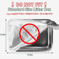 ANWA 40 Count Cat Litter Box Liners for Automatic Cat Litter Box and Litter Box Robot 4/5, Heavy-Duty, Extra Thick