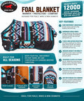 CHALLENGER 1200D Miniature Weanling Donkey Pony Horse Foal Winter Blanket