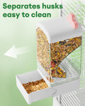 Bucatstate No Mess Bird Feeder, Auto Dispenser, Dual Filter & Waste Drawer