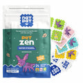 NATPAT Pet Zen Calming Patches for Dogs – Non-Medicated Effective Stress Relief for Travel, Fireworks & Separation Anxiety - Long Lasting & Non-Toxic (24 Patches) - Locket Sold separetely