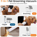 oneisall Dog Grooming Vacuum, Dog Nail Grinder and Paw Trimmer Kit