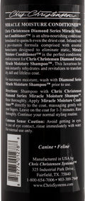 Chris Christensen Diamond Series Miracle Moisture Dog Conditioner, Groom Like a Professional, Pro-Vitamin Formula, Provides Maximum Moisture, Use on Both Dogs and Cats, Made in USA, 16 oz