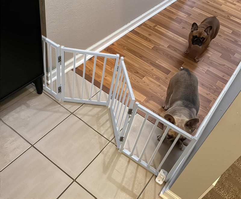 BFNN Free Standing Dog Gate, 16.5