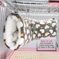 LEFTSTARER Guinea Pig Accessories Sugar Glider Cage Accessories Hamster Rat Toys Ferret Hammock Hanging Tunnel for Small