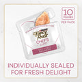 Purina Fancy Feast Purely Hand-Flaked Salmon Cat Treats, Real Fish, Tender Texture, 10 Count Pouch