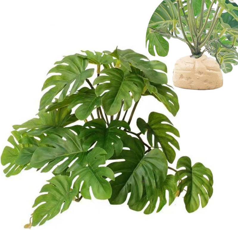 Fake Reptile Plants for Terrarium,Habitat Decor,Artificial Plant