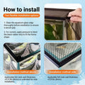 Magnetic Fish Tank Lid Aquarium Top Cover Anti-Jumping Mesh Net