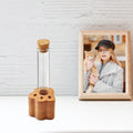 Cat Whisker Jar, Mini Glass Vase for Whiskers, Cat Whisker Holder, Elegant Memorial Gift for Pet Lovers