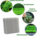 LINLAN 9 Pieces 3.1X3.1in (8X8cm) Aquarium Moss Mesh, 304 Stainless Steel Aquatic Moss Wall, Easy to Cut, for Fixing and