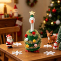 7 Inch Desk Goose Outfits, Mini Christmas Tree Costume for Desktop Statues Table Decor