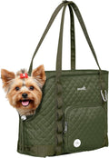 Pecute Dog Purse Carrier, Dog Carrier with Pockets for Small Dogs, Fits Dogs 5 lbs to 9 lbs, Cat and Puppies Tote Bag, O