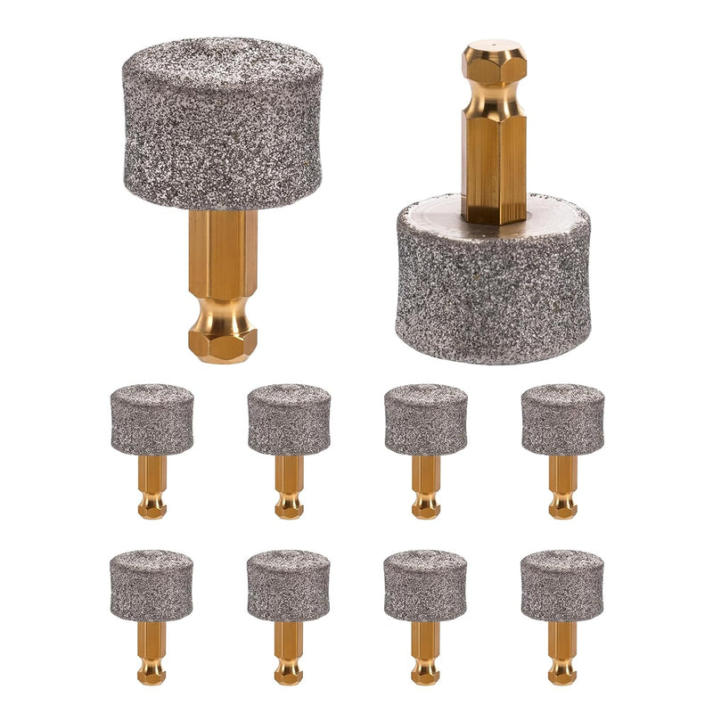 10-Pack Dog Nail Grinder Heads: Diamond Tip Replacement