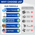 Taurine for Cats & Dogs Liquid Drops with L-Carnitine, CoQ10, Omega-3