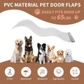 2-Pack Dog Door Replacement Flaps - Compatible with Ruff Weather XL Dog Door, Safe and Free Access for Pets