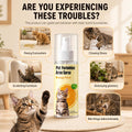 2Pcs Cat Deterrent Spray, Natural Anti-Scratch Cat Spray for Cats & Kittens, Orange Scent Cat Repellent Spray to Protect