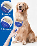ACE2ACE Dog Brush for Shedding, Dematting Comb to Remove Mats, Loose Fur