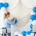 Fish Net Decorations, 2 Pack, 80 x 40 in Cotton Rope Netting