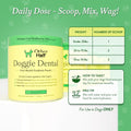 OTHER HALF Doggie Dental Supplement Powder - Dog Breath Freshener & Teeth Cleaning Made Easy - Oral Health Postbiotic fo
