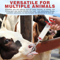 Threlaco 100ml 2 Pcs Drench Gun for Goats, Sheep & Cattle