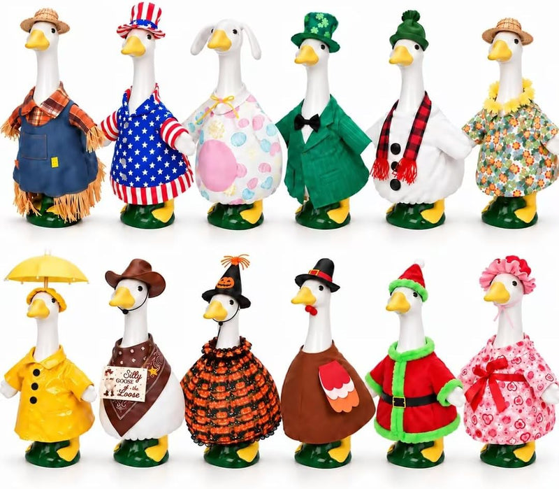 12 Set Holiday Goose Clothes for 23