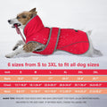 Dogcheer Dog Winter Coat, Waterproof Dog Jacket with Zipper Leash Opening