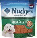 Blue Buffalo Nudges Chicken Jerky Bites Natural Dog Treats, Tender & Meaty Dog Snacks, Healthy Reward or Training Treat, Made in the USA with Real Chicken, No Artificial Preservatives, 16 oz.