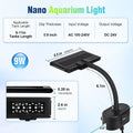 Nano Clip-On LED Aquarium Light, Full Spectrum for 1-5 Gal Small Fish Tank