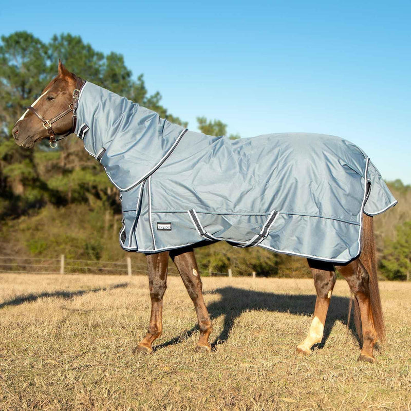Jeffers Poplar Head Refuge 1200 Denier Turnout Blanket, Hamilton Blue, 81