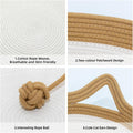 Cat Bed, Cotton Rope Instinct Basket for Cats, Handwoven Cat Beds