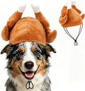 BWOGUE Medium Dog Thanksgiving Turkey Adjustable Party Hat