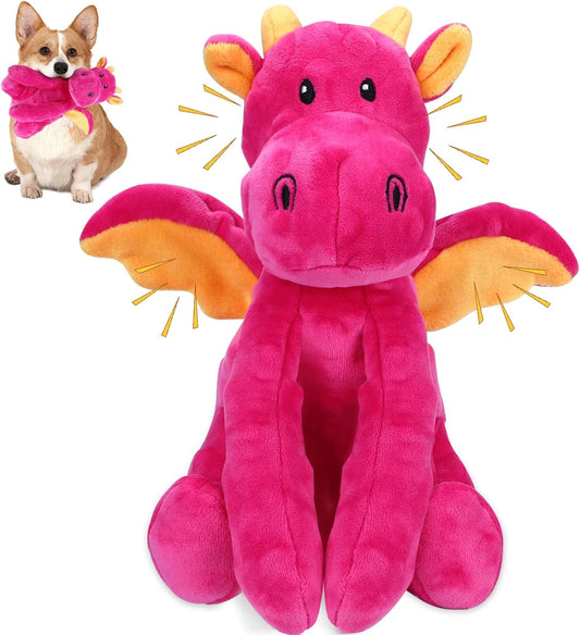 Letsmeet Dog Toys for Large Plush Dog Chew Toy with Squeaker and Crinkle Paper, Interactive Puppy Toys to Reduce Boredom