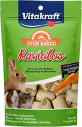 Vitakraft Raviolos Crunchy Treat - Rabbit Guinea Pig & Hamster 5 oz Biscuit