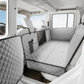 Pecute Back Seat Extender for Dogs 56.29 * 28.74 in, Car Window Fixing for Maximum Car Protection, Leather Fabric Dog Ca
