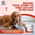 NWC Naturals Total-Zymes Digestive Enzymes for Cats and Dogs, Unflavored, Gut Health with Prebiotic to Support Food Digestion & Absorption, 365 Servings - 8 Ounces