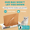 Odor Blocking Cat Litter bags for Poop, 220 Poop Bags (Brown)