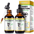 VOSIFSDIY Yeast Infection Treatment for Dogs, Natural Dog Yeast Infection Treatment Supports Itch Relief, Ear Infection, Allergy Relief, Pet Supplies Dog Herbal Supplement, Bacon Flavor-2PCS