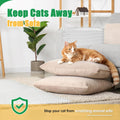 Zipcase 16 Pack Scat Mat for Cats - 13 x 16 In Updated Dual Length Cat Deterrent Mat with Narrower & Denser Spikes, More