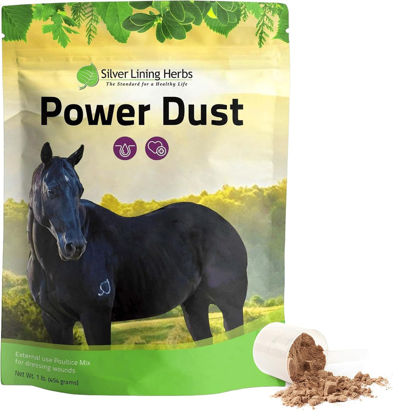 Silver Lining Herbs Power Dust Horse Wound Care Powder - 1 lb