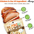 Nutri Chomps Dog Chews, 5-inch Twists, Easy to Digest, Rawhide-Free Dog Treats, 15 Count, Real Chicken, Peanut Butter and Milk flavors