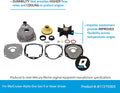 Quicksilver 817275Q05 Upper Water Pump Repair Kit with Impeller & Gaskets