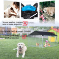 Outdoor Dog Kennel Cover, 10'Dx10'Wx7'H,Full Coverage