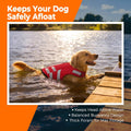 LeLePet Dog Life Jacket, High Flotation Swim Vest for Dogs
